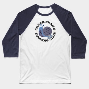 Silver Snails Running Club Baseball T-Shirt